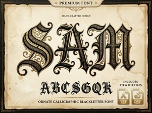 Sam Font: Bold Design & Creative Typography