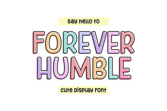 Simple Elegance: Forever Humble Font for Designers