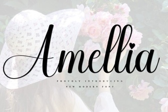 Amellia Font: Stylish & Versatile for Creative Projects