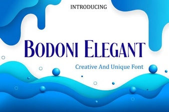 Bodoni Elegant Font for Timeless and Sophisticated Design